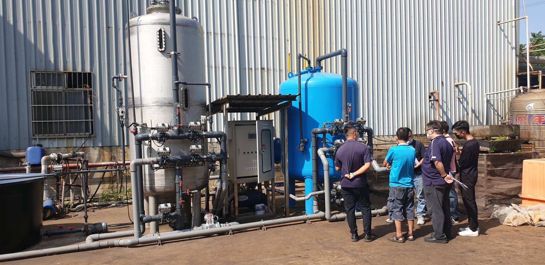 洗衣廠 軟水系統 نظام تنقية مياه الغسيل